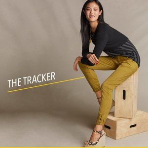 CABI | UTILITY TRACKER TROUSER IN MUSTARD COLOR Sz 8 EUC